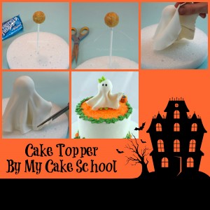 Ghost Cake Topper by My Cake School