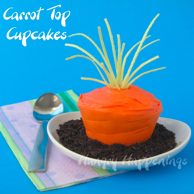Hungry Happenings Carrot Top Cupcakes