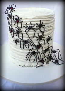 Chocolate Spider Tutorial by My Cake School