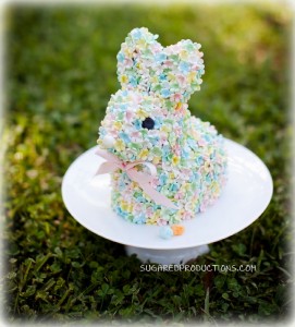 Blossum Bunny Cake Tutorial created by 