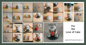 Fondant Tatty Bear Tutorial by For the Love of Cake