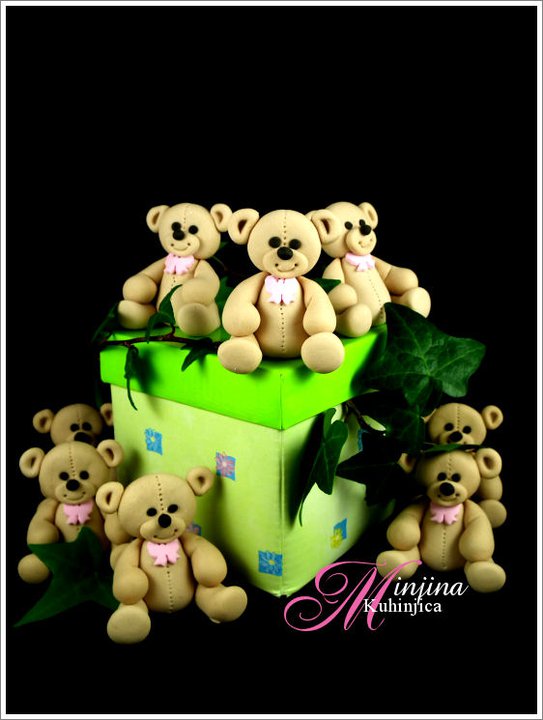 Fondant Teddy Bear Tutorial by Minjina Kuhinjica 