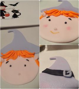 Cute Little Witches face Tutorial by Pink Little Cake